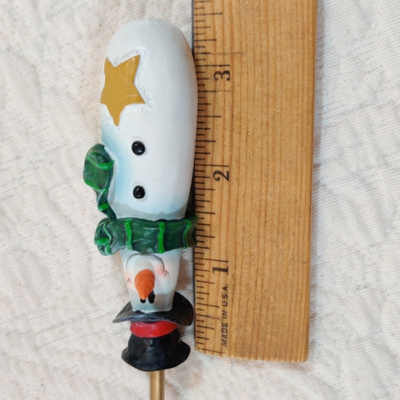 Snowmen Christmas Candle Snuffer - Picture 10 of 10